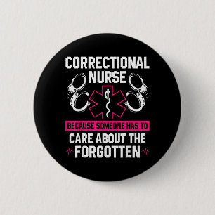Badge Rond 5 Cm Infirmière du personnel médical en prison