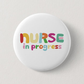 Badge Rond 5 Cm Infirmière en cours
