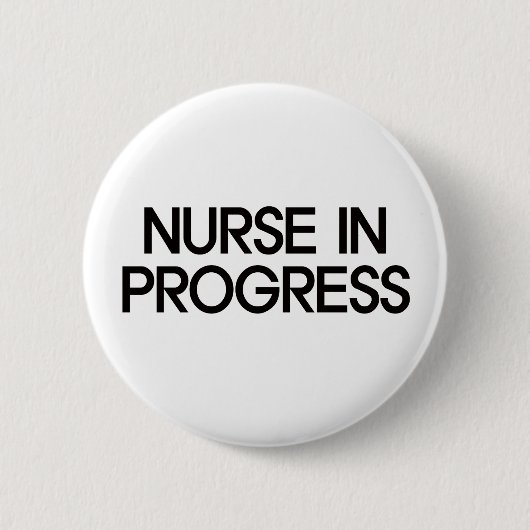 Badge Rond 5 Cm Infirmière en cours (Devant)