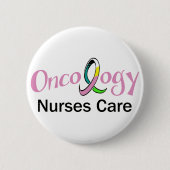 Badge Rond 5 Cm Infirmière en oncologie (Devant)