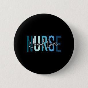 Badge Rond 5 Cm Infirmière en soins de plaies drôle Stéthoscope Jo