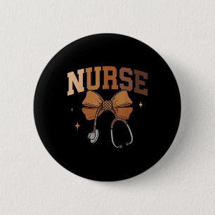 Badge Rond 5 Cm Infirmière fondue Mois de l'histoire des Noirs Coq