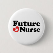 Badge Rond 5 Cm Infirmière future (Devant)