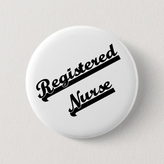 Badge Rond 5 Cm Infirmière inscrite (Devant)