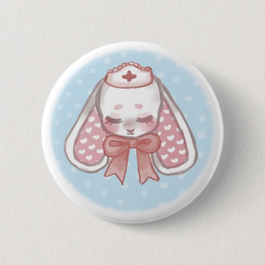 Badge Rond 5 Cm Infirmière Mimi (sans cache) (Devant)