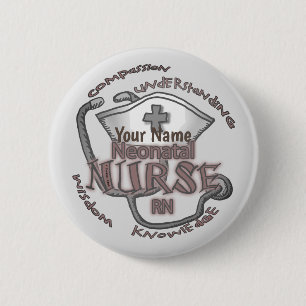 Badge Rond 5 Cm Infirmière néonatale Axiom