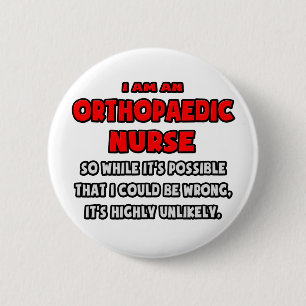 Badge Rond 5 Cm Infirmière orthodoxe amusante .. Très improbable