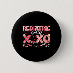 Badge Rond 5 Cm Infirmière pédiatrique de l'équipe de la Saint-Val