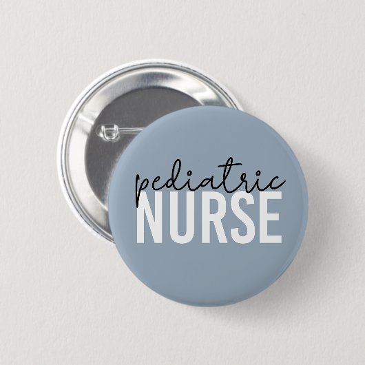 Badge Rond 5 Cm Infirmière pédiatrique Enfants Infirmière Apprécia (Devant & derrière)
