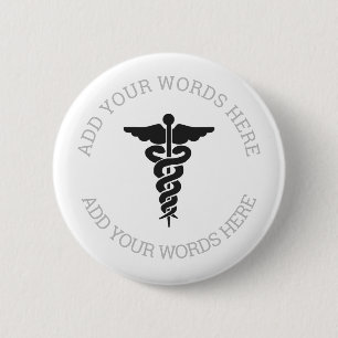 Badge Rond 5 Cm Infirmière personnalisée