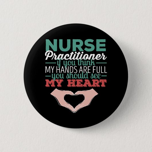 Badge Rond 5 Cm Infirmière praticienne - Infirmière praticienne si (Devant)