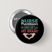 Badge Rond 5 Cm Infirmière praticienne - Infirmière praticienne si (Devant & derrière)