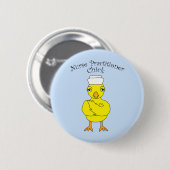 Badge Rond 5 Cm infirmière praticienne poussette (Devant & derrière)