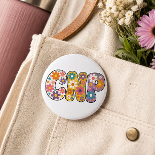 Badge Rond 5 Cm Infirmière praticienne rétro