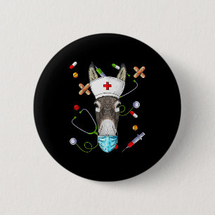 Badge Rond 5 Cm Infirmière rn drôle urgence école d'infirmières re