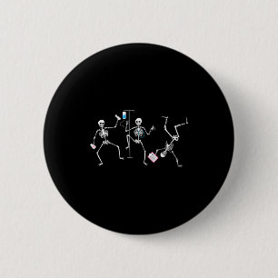 Badge Rond 5 Cm Infirmière squelette drôle d'Halloween Soky infirm