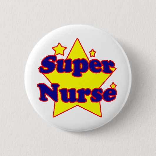 Badge Rond 5 Cm Infirmière superbe (Devant)