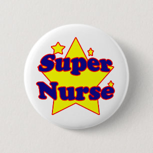 Badge Rond 5 Cm Infirmière superbe
