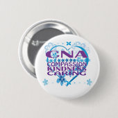 Badge Rond 5 Cm Infirmières certifiées auxiliaires (Devant & derrière)