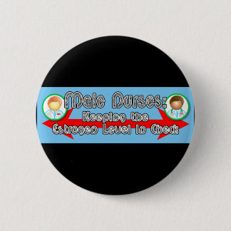 Badge Rond 5 Cm Infirmières de mâle :