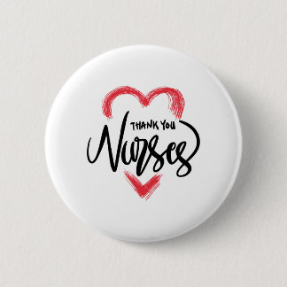 Badge Rond 5 Cm Infirmières Mercis | Appréciation des infirmières