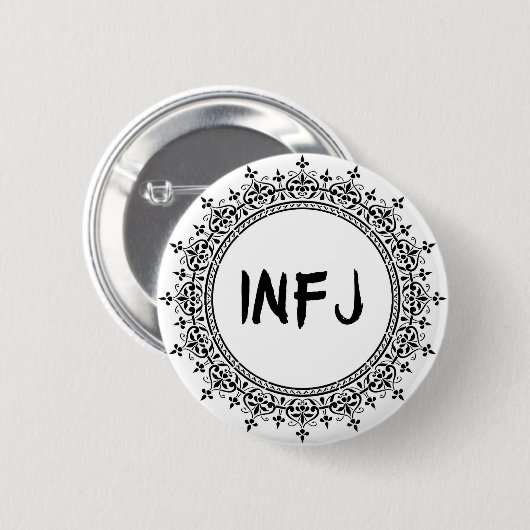 BADGE ROND 5 CM INFJ (Devant & derrière)