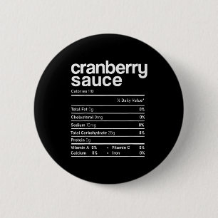 Badge Rond 5 Cm Information nutritionnelle de la sauce aux cannebe