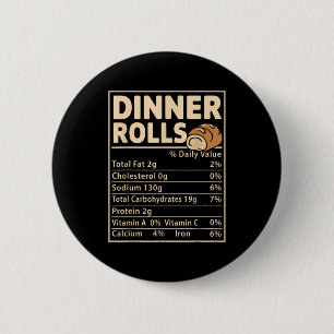Badge Rond 5 Cm Informations nutritionnelles des petits pains du d