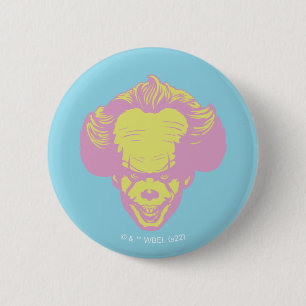 Badge Rond 5 Cm informatique   Motif principal Pennywise Pastel