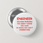 BADGE ROND 5 CM INGÉNIEUR (Devant & derrière)