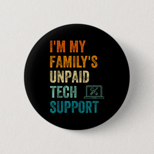 Badge Rond 5 Cm Ingénieur informaticien drôle, je suis le technici