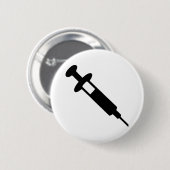 Badge Rond 5 Cm Injection (Devant & derrière)
