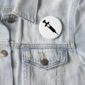 Badge Rond 5 Cm Injection (En situation)