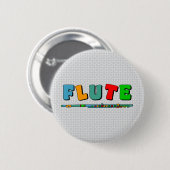 Badge Rond 5 Cm Inondation du Colorful (Devant & derrière)
