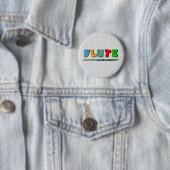 Badge Rond 5 Cm Inondation du Colorful (En situation)