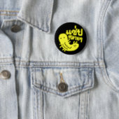 Badge Rond 5 Cm Insecte comestible > Trop de saveur ♦ Saep Lai Lai (En situation)