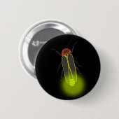 Badge Rond 5 Cm insecte de foudre allumé (Devant & derrière)