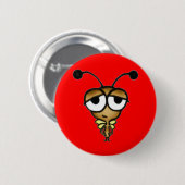 Badge Rond 5 Cm Insecte somnolent (Devant & derrière)