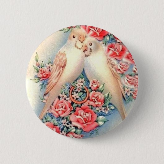Badge Rond 5 Cm Inséparables (Devant)