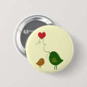 Badge Rond 5 Cm Inséparables (Devant & derrière)