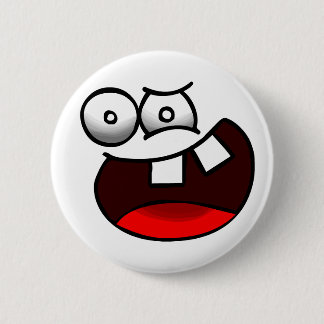 Badge Rond 5 Cm Insigne aliéné de visage