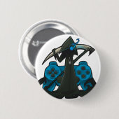 Badge Rond 5 Cm Insigne bleu de Reaper (Devant & derrière)