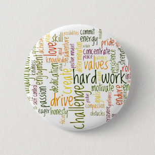 Badge Rond 5 Cm Insigne/bouton de motivation des mots #2