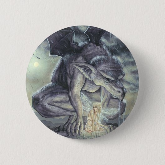 Badge Rond 5 Cm Insigne/bouton de vigile de dessus de toit (Devant)