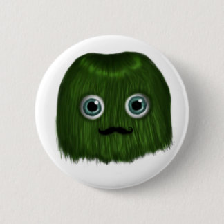 Badge Rond 5 Cm Insigne/bouton verts mignons de monstre de