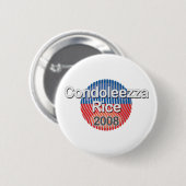 Badge Rond 5 Cm insigne-Condoleezza Rice (Devant & derrière)
