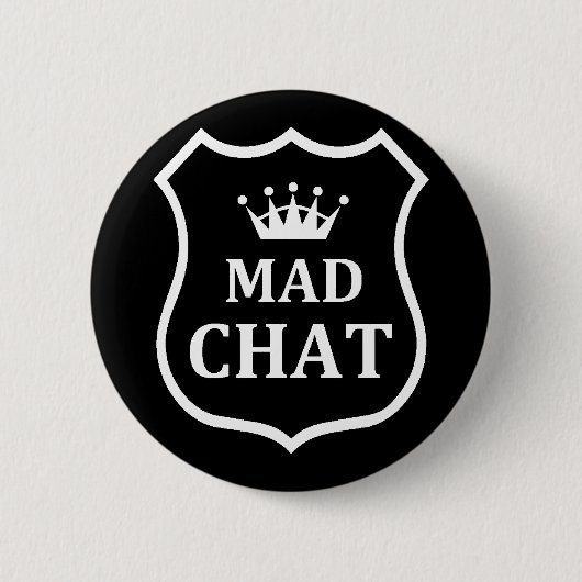Badge Rond 5 Cm Insigne Conversation (Devant)