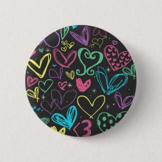 Badge Rond 5 Cm Insigne d'amour