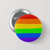 Badge Rond 5 Cm Insigne d'arc-en-ciel (Devant & derrière)