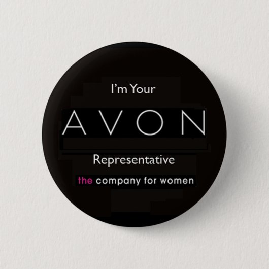 Badge Rond 5 Cm insigne d'avon (Devant)